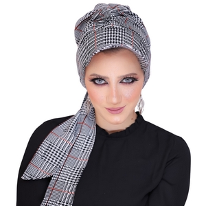 Turban Two-piece cap Soft  material -Smile Turbans - 707