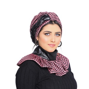 Turban & Scarf plexus crepe material -Smile Turbans - 1671