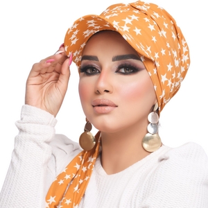 Turban Two-piece cap Soft  material -Smile Turbans - 1234