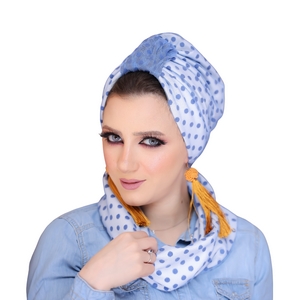 turban & scarf Crown Tulle Material -Smile Turbans - 776