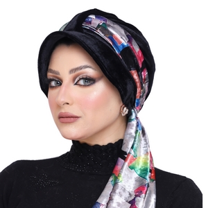 Turban Beret velvet -Smile Turbans - 1010