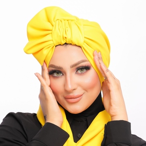 turban  &scarf One piece butterfly crepe -Smile Turbans - 1497