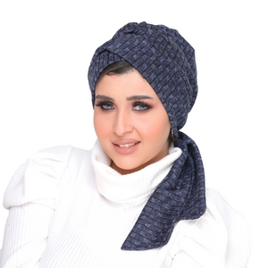 Turban Multi way tie Crow brooch -Smile Turbans - 1455