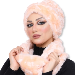 Ice cap&Scarf ice cap Fur -Smile Turbans - 990