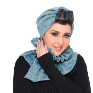 Turban&Scarf Crown one piece Brooch -Smile Turbans - 1450