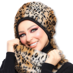 Ice cap&Scarf ice cap Fur -Smile Turbans - 1433