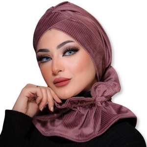 Turban&Scarf Multi way tie suede -Smile Turbans - 564