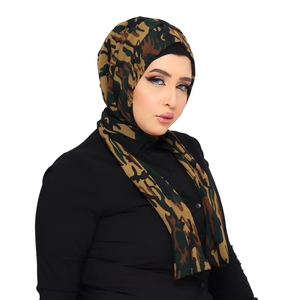 hijab Hijab with Bandana, without pins, ready to wear only chiffon -Smile Turbans - 1277