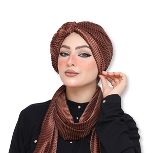 Turban&Scarf plexus velvet -Smile Turbans - 1056