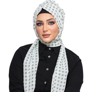 hijab Hijab with Bandana, without pins, ready to wear only chiffon -Smile Turbans - 1124