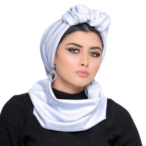 Turban&Scarf Crown one piece suede -Smile Turbans - 1732