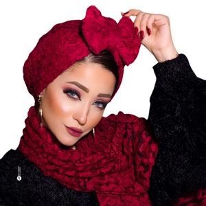 turban  &scarf Bow Dantel -Smile Turbans - 210