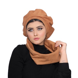 Beret&Scarf Beret Bagat suede -Smile Turbans - 1725