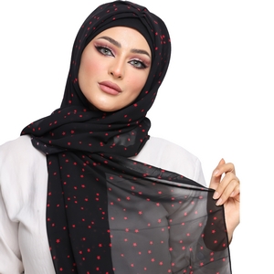 hijab Hijab with Bandana, without pins, ready to wear only chiffon -Smile Turbans - 1107