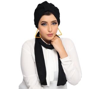 turban  &scarf Multi-way cotton -Smile Turbans - 1329