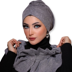 Turban&Scarf Darby one piece wool -Smile Turbans - 591