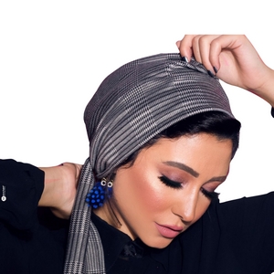 Turban tie Wool -Smile Turbans - 155