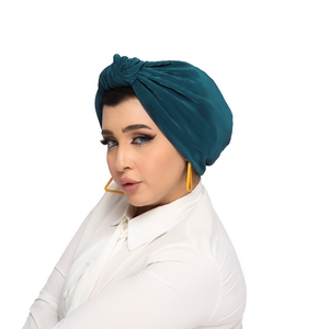 turban & scarf One piece knot Bliss satin material -Smile Turbans - 1334