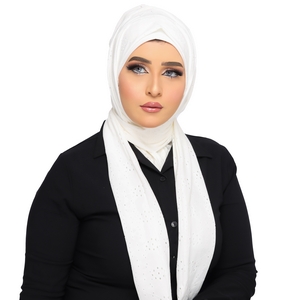 hijab Hijab with Bandana, without pins, ready to wear only cotton -Smile Turbans - 1275