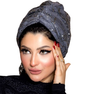 turban Drape one piece caviar -Smile Turbans - 313