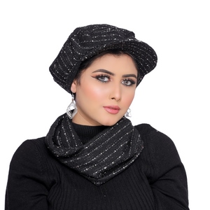 beret&Scarf Beret knitwear -Smile Turbans - 1768