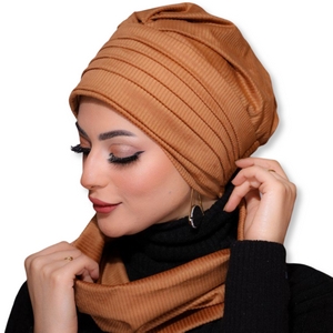 Turban&Scarf Scotch suede -Smile Turbans - 571