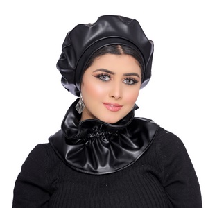 Turban&Scarf Beret leather -Smile Turbans - 1781