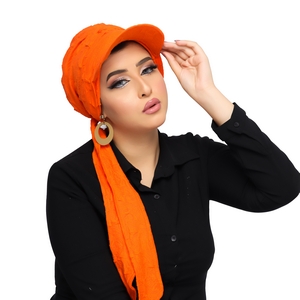 turban & cap Two-piece cap crochet -Smile Turbans - 1071