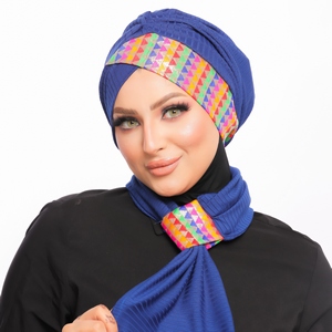 turban  &scarf crossover Rip -Smile Turbans - 1494