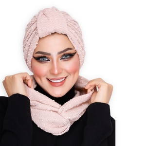 Turban&Scarf Crown one piece knitwear -Smile Turbans - 910