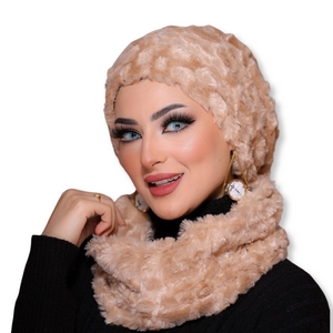 Turban&Scarf Darby one piece Fur -Smile Turbans - 1420